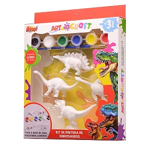 Kit de Pintura de Dinossauro Art e Craft - Zoop Toys