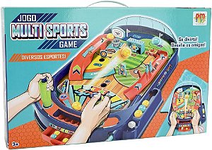 Jogo Pinball Multi Sports Game Infantil DMT6805