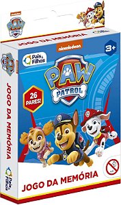 Jogo da Memória Patrulha Canina com 52 Cartas - Pais & Filhos 792490