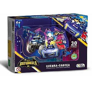 Quebra-Cabeça Madeira Batwheels 30 Pçs - Pais & Filhos 792331