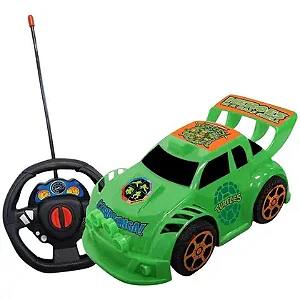 Carro Controle Remoto Smart Driver Tartarugas Ninja C/R 3 Funções - Candide 74002
