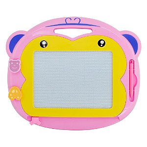 Quadro Mágico Macaco - Rosa - Dm Toys DMT6715