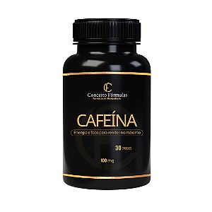 Cafeína 100mg - 30 doses