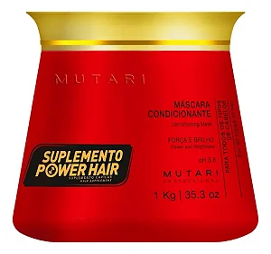 Mascara Mutari Power Hair Suplemento Capilar 1Kg