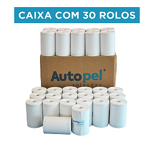 Bobina Térmica 80x40 PDV Caixa com 30 Unidades Branca