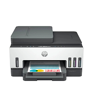 Impressora Multifuncional HP Smart Tank 754 Tanque de Tinta Colorida Wi-Fi Scanner Duplex, Bluetooth Branco (2H0A6A)