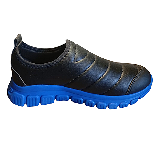 Tênis Guimi Sem Cadarço Preto com Azul