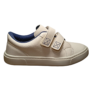Tênis Casual Urban Marfim/Marinho
