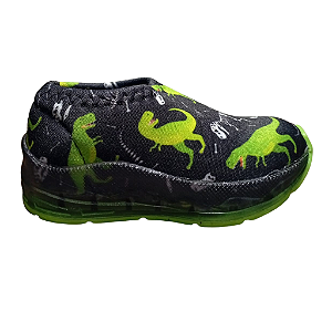 Tênis Kids Dinossauro Com Luz