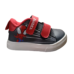 Tênis Spiderman Grafite/Vermelho