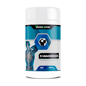 5 Magnésios 260mg 60 Cápsulas