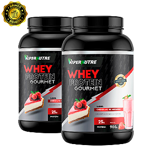 Combo: 2x Whey Protein Gourmet 900g