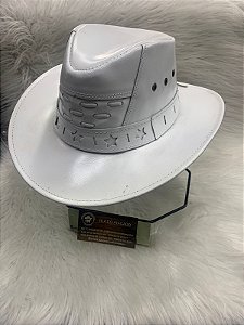 Chapéu Couro Tático Masculino Resistente