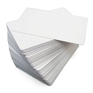 Cartão de PVC Branco - 54x86mm
