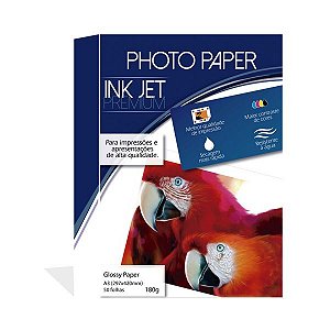 Papel Fotográfico 180G Glossy