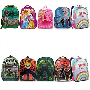 Mochila Infantil Impermeável Meninas e Meninos