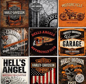 AZULEJO HARLEY STYLE KIT 9 PEÇAS