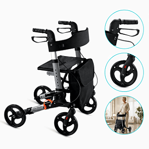 Andador Com 4 Rodas Premium - Hidrolight