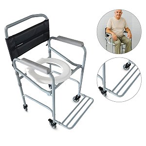 Cadeira de Banho Desmontável SC105 Até 120Kg - Hidrolight