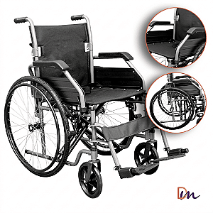 Cadeira De Rodas Basic Até 125Kg - Hidrolight