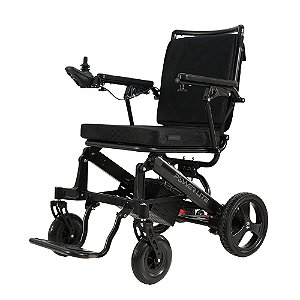 Cadeira De Rodas Motorizada Compact Pop D23A Preto Até 110 Kg - Power Lite