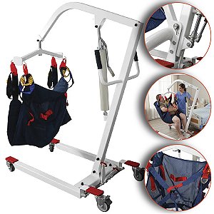 Guincho para elevação Manual Até 180 Kg D5000 - Dellamed