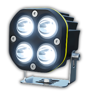 Par Super Farol Milha Spot Led Luz Branca 40w 164.800 Lux