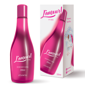 Deo Colônia Gellus Lamour Pink 200ml