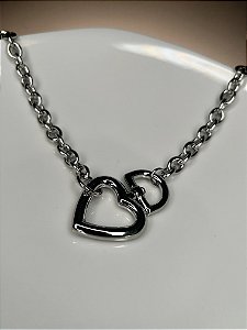 Colar Elo De Coração