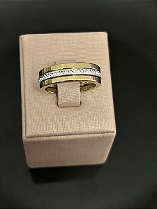 Anel Duo Dourado