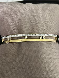 BRACELETE AURORA SLIM DOURADO