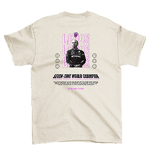 Camiseta Pilotwear Lewis Hamilton Off White