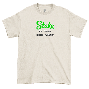 Camiseta Basic Stake Sauber Off White