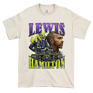 Camiseta Vintage Lewis Hamilton Off White