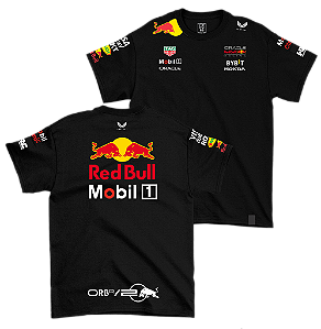 Camiseta Red Bull Racing Preta