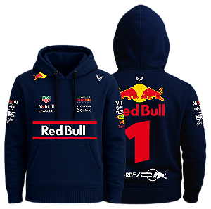 Moletom Red Bull Max /Azul 2025 (unissex)