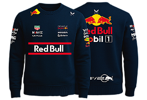 Moletom Careca Red Bull Azul 2025 (unissex)