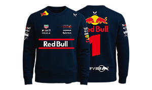 Moletom Careca Red Bull Max Azul 2025 (unissex)