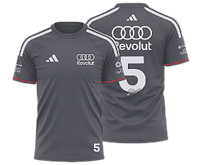 Camiseta Audi Bortoleto 2026 CINZA