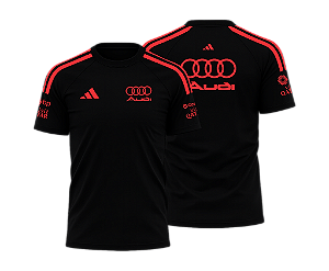Camiseta Audi 2026 PRETO/VERMELHO 1