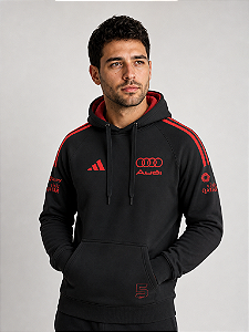 Moletom Audi Bortoleto Preto/vermelho 2026