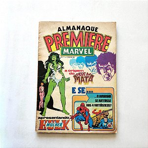 ALMANAQUE PREMIER MARVEL nº 01 - Editora RGE