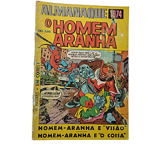ALMANAQUE O HOMEM ARANHA 1974 - Editora EBAL