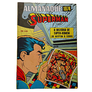 ALMANAQUE SUPERMAN 1974 - Editora EBAL