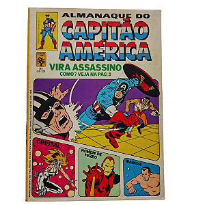 ALMANAQUE DO CAPITÃO AMÉRICA nº 37 - Editora Abril