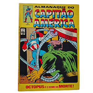 ALMANAQUE DO CAPITÃO AMÉRICA nº 61 - Editora Abril