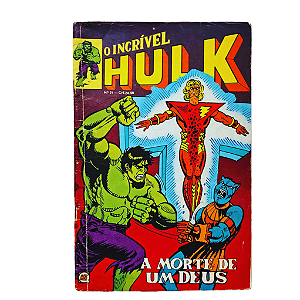 O INCRÍVEL HULK nº 21- Editora RGE