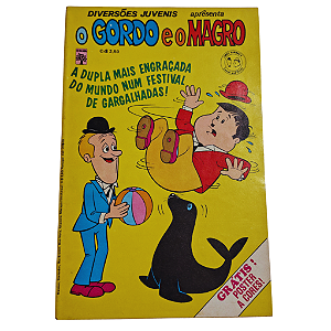 O GORDO E O MAGRO nº 01 - Diversões Juvenis - Editora Abril