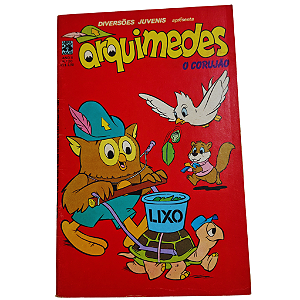 ARQUIMEDES O CORUJÃO nº 20 - Diversões Juvenis - Editora Abril