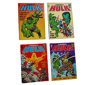 O INCRÍVEL HULK - Pack - Edições: 33 34 35 36 - Editora Abril
